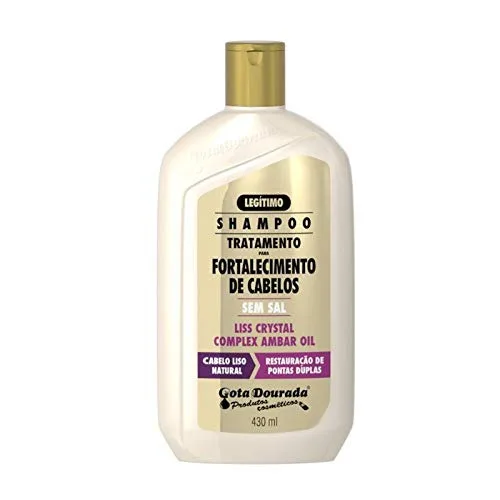 Shampoo Uso Diário Gota Dourada 430ml Liso Natural Unit - GOTA DOURADA - Higiene E Beleza