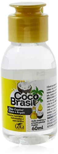 Gota Dour.coco Brasil Oleo Cap.coco E Argan 60ml - GOTA DOURADA