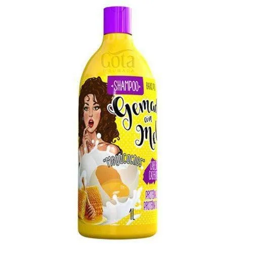 Shampoo Gota Dourada 400ml Gemada C/ Mel - GOTA DOURADA