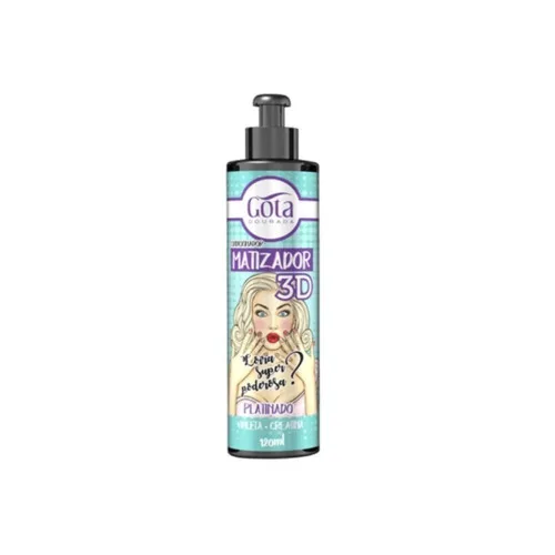 Cond Matizador 120ml 3d Gota Dourada Platinado - GOTA DOURADA