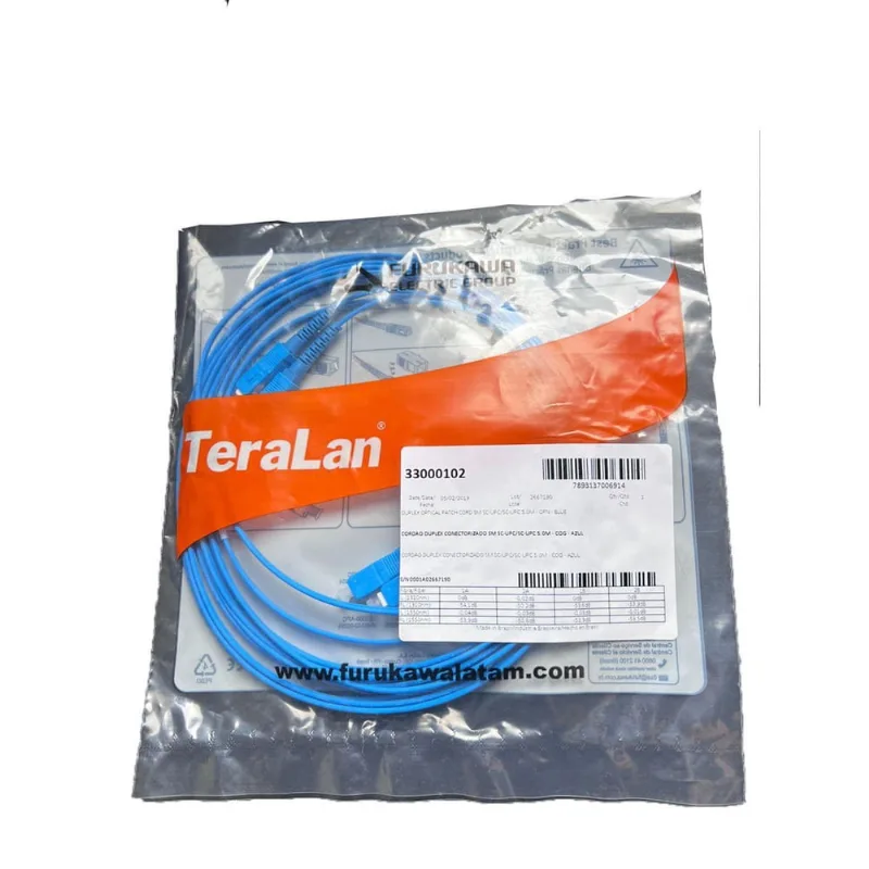 Cordão Optico Duplex Furukawa Sc-Upc 5 Mts Teralan 33000102