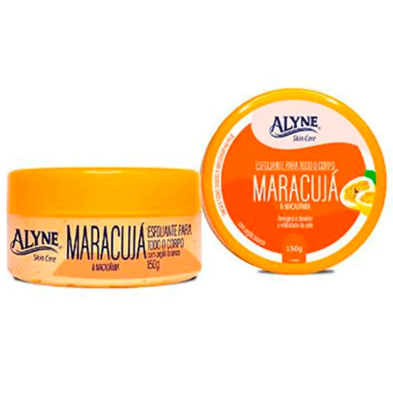 Creme Esfoliante Alyne Maracujá e Macadâmia 150g