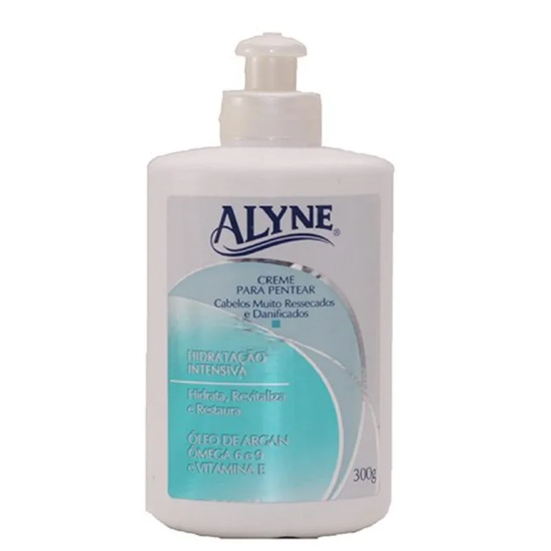 Creme Para Pentear Hidratante Intenso 300g Alyne