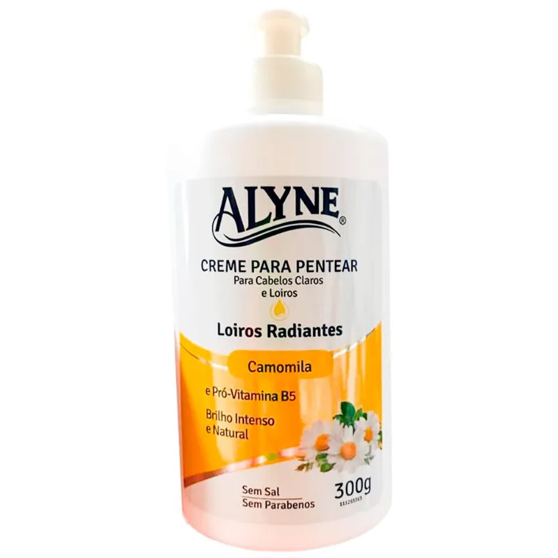 Creme Para Pentear Alyne Loiros Radiantes Camomila 300g
