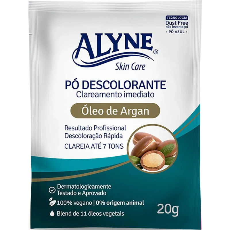 Pó Descolorante Alyne Óleo de Argan 20g