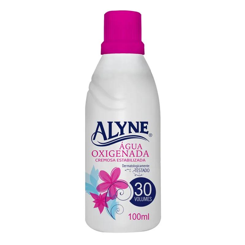 Água Oxigenada Alyne 30v Cremosa Com 100ml - Alyne - Dermo E Beleza