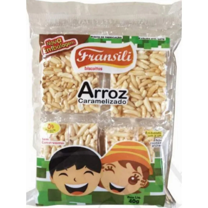 Arroz Caramelizado 36x40 Gr - Não Informado - Mercearia