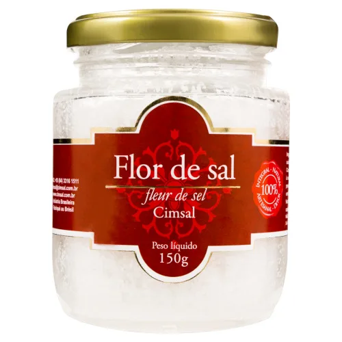 Flor De Sal Cimsal 150g - SOSAL - Mercearia
