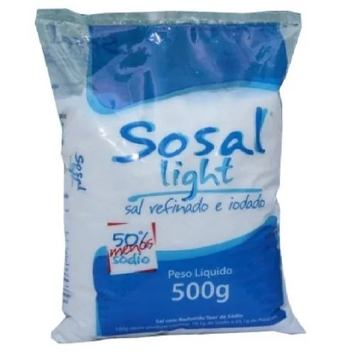 Sal Refinado Sosal 500g Light - SOSAL