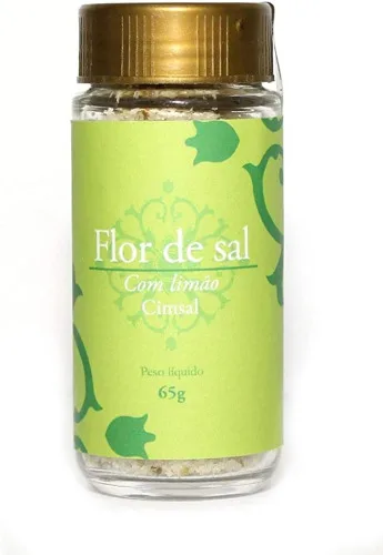 Flor De Sal Cimsal 65g Limão - SOSAL - Mercearia