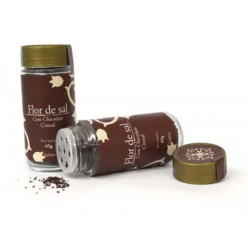Flor De Sal Com Chocolate 65g Cimsal - SOSAL - Mercearia