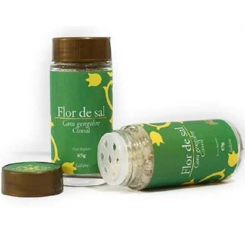 Flor De Sal Com Gengibre 65g Cimsal - SOSAL - Mercearia