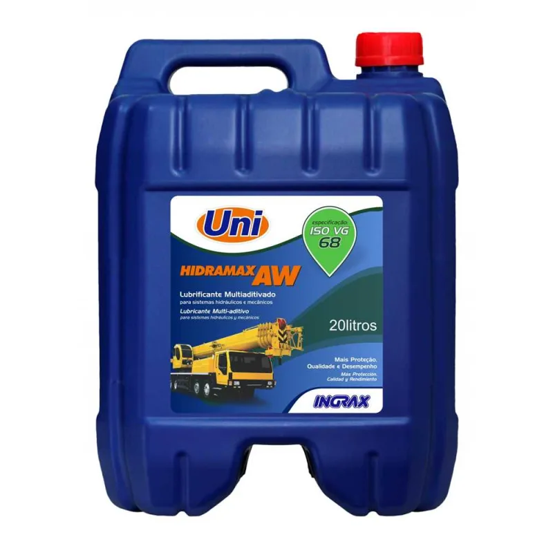 Óleo para sistemas hidráulicos AW 68 20 litros - INGRAX - INGRAX