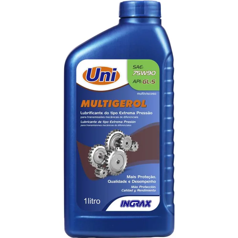 Lubrificante multigerol 75W 90 1 litro - INGRAX - INGRAX