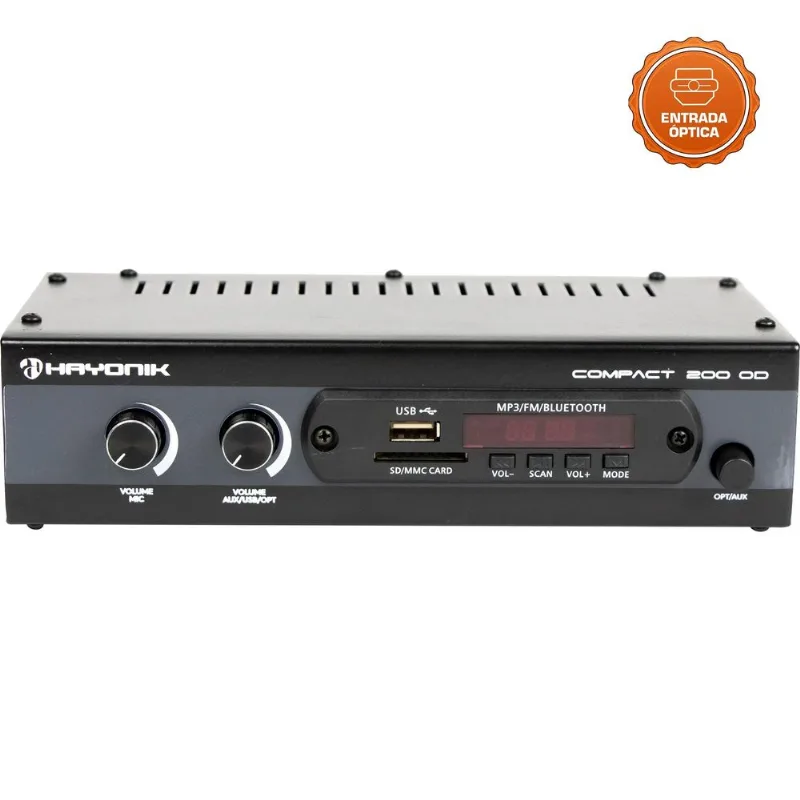 Amplificador Óptico Hayonik Compact 200 Od 20w Rms