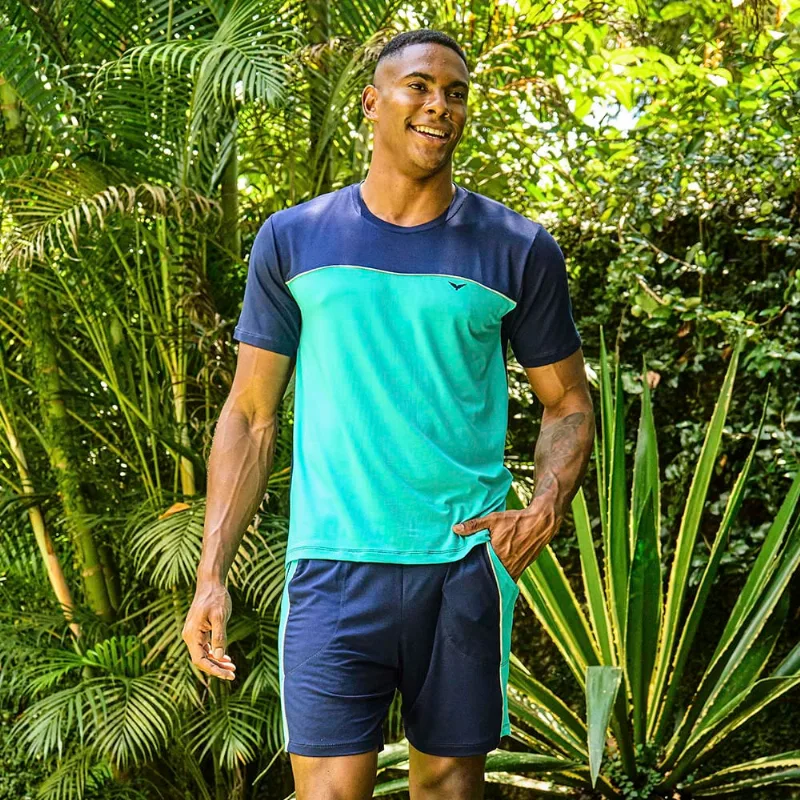 Pijama Visco Masc 258037 - Marinho P P