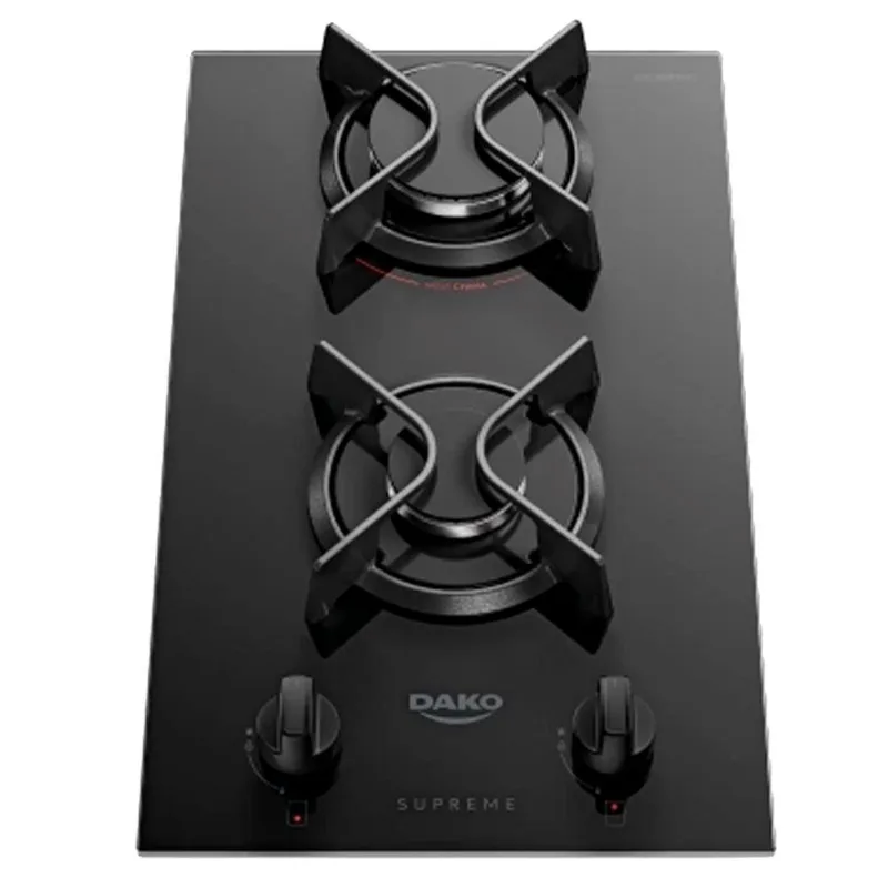 Cooktop 2 Bocas Dako Mesa De Vidro Preto (MP) - Dako