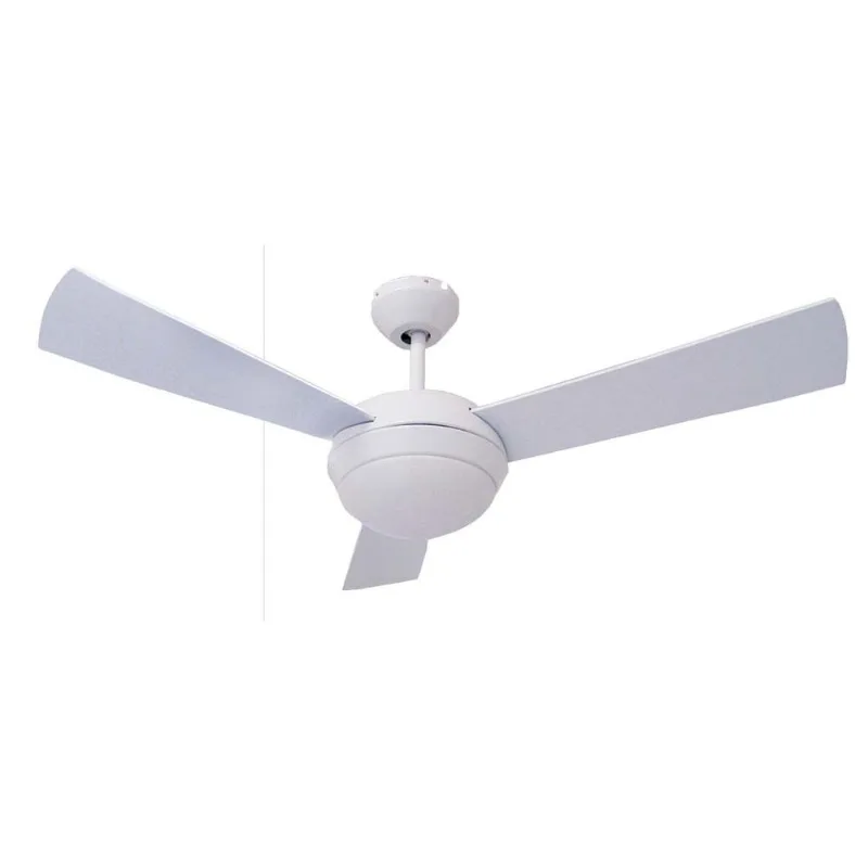 Ventilador de teto 220V com controle de parede e 3 pás Fox branco Home Line - Home Line