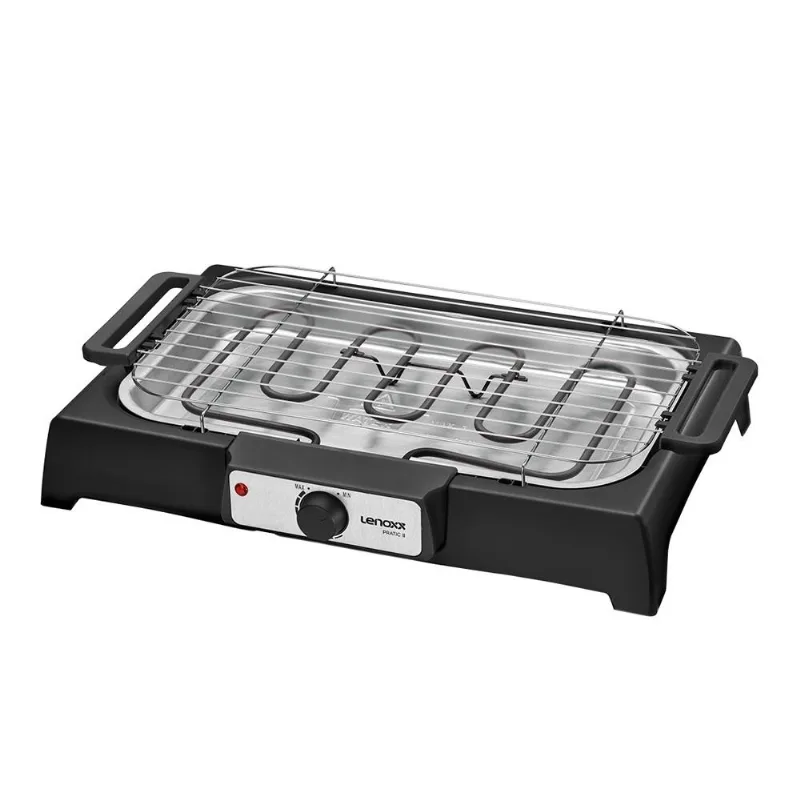 Churrasqueira Elétrica Lenoxx Pratic 2 PCH145 Preta 220V