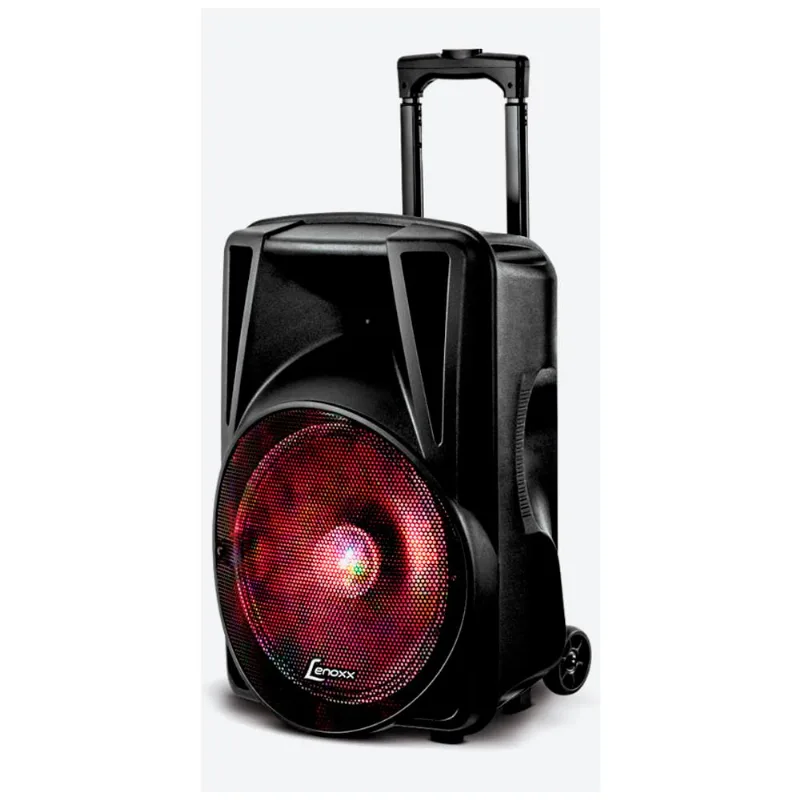 Caixa de Som Lenoxx CA340, 280W, Bluetooth, USB, Bateria Interna, Karaokê - Bivolt