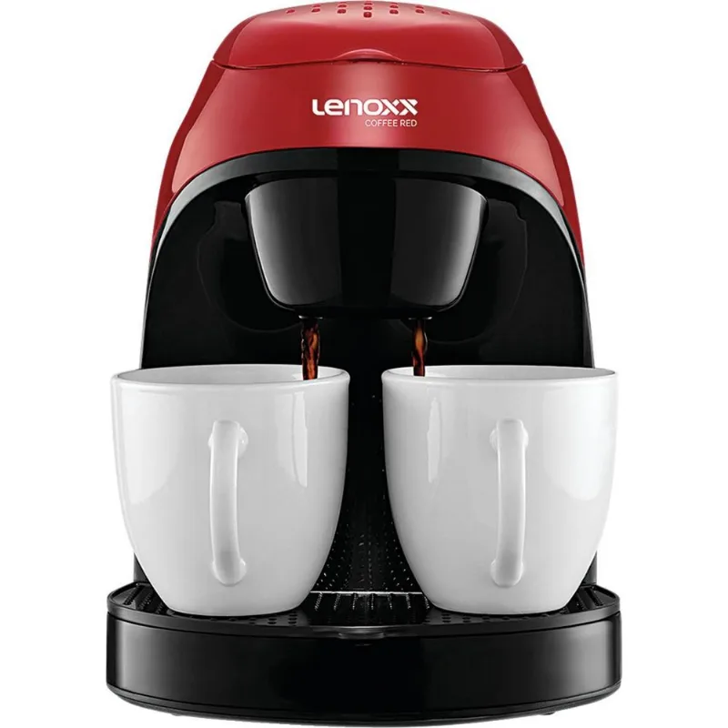 Cafeteira Elétrica 2 Xícaras Lenoxx Coffee Red PCA031 Vermelha 220V