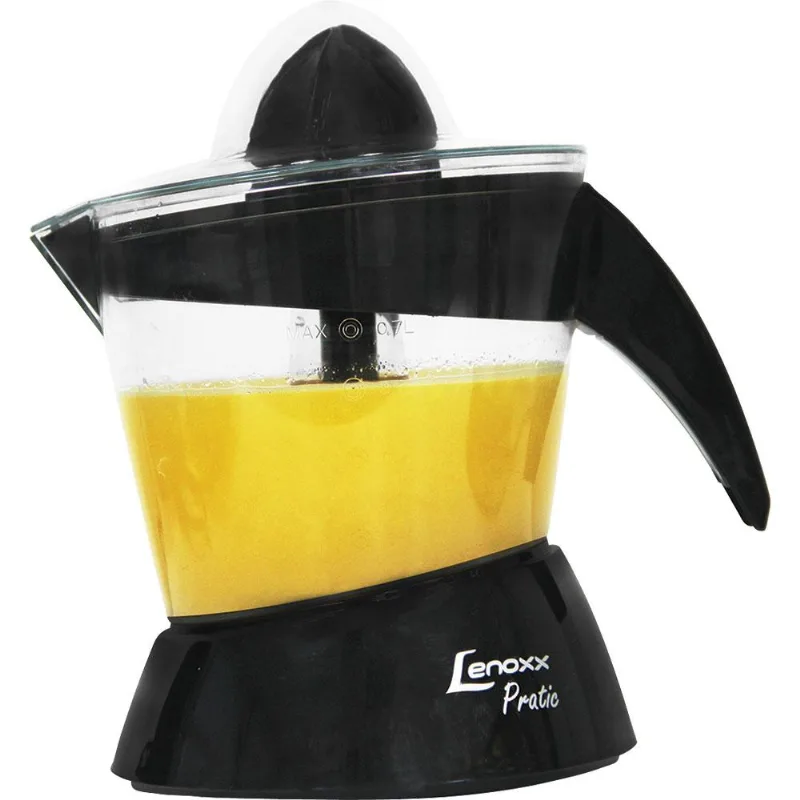 Espremedor de Frutas 750ml Lenoxx Pratic PEF 501 com Dupla Rotação e Acionamento Automático Preto 127V