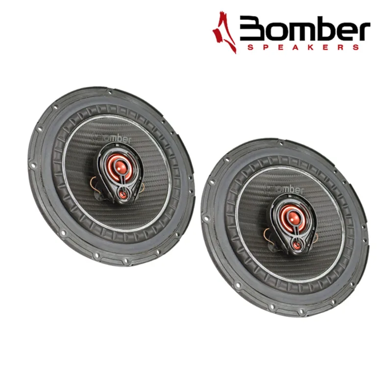 Alto-falante Triaxial 6" 50W RMS 4 Ohms Sem Tela Par - BBR6K - BOMBER Bomber - BOMBER
