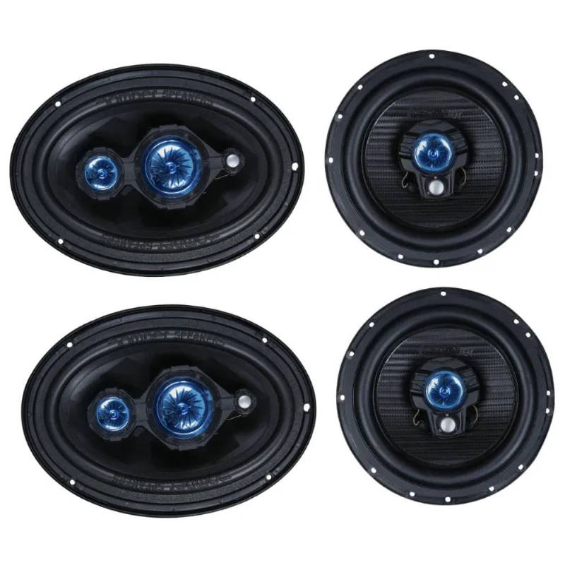 Kit Alto-Falantes Bomber 6 Coaxial + Alto-Falantes 6x9 Triaxial 240W rms 4 Ohms - BOMBER