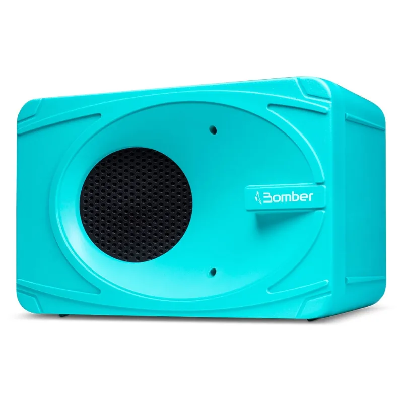 Caixa de Som MyBomber Portátil Potente com 5 Watts Bluetooth Turquesa Bomber