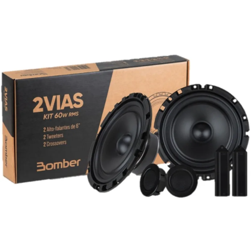 Alto Falante Bomber Duas Vias 6 Polegadas Tweeter Universal - BOMBER