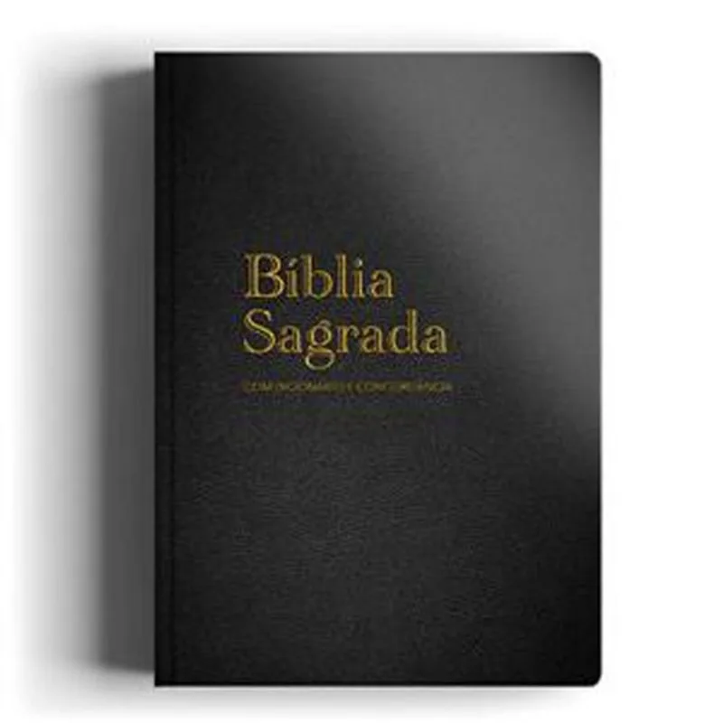 Livro Bíblia Rc Gigante Capa Semi Luxo Preta Geografica (MP)