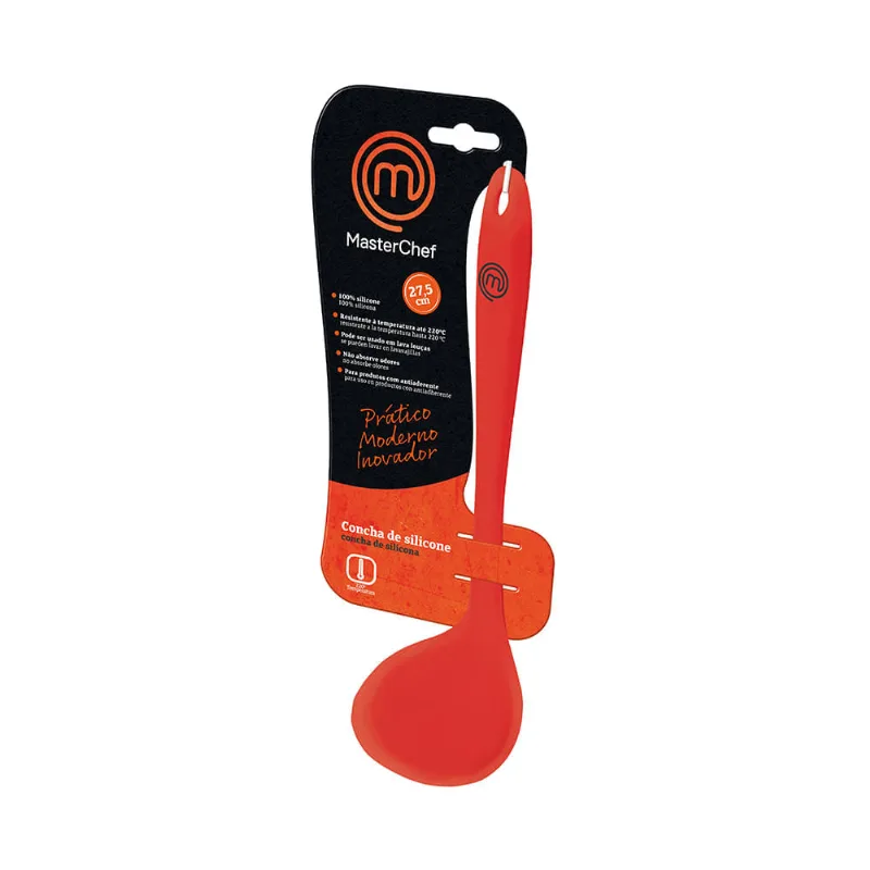 Concha de Silicone MasterChef 29 cm Vermelha