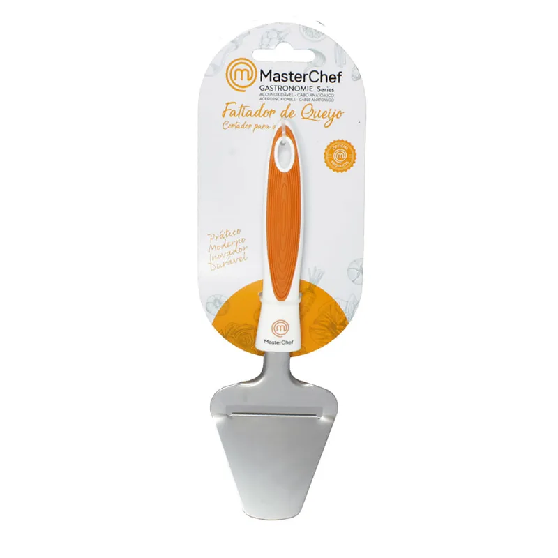 Fatiador de Queijo MasterChef 22,5cm Aço Inox Laranja / Branco