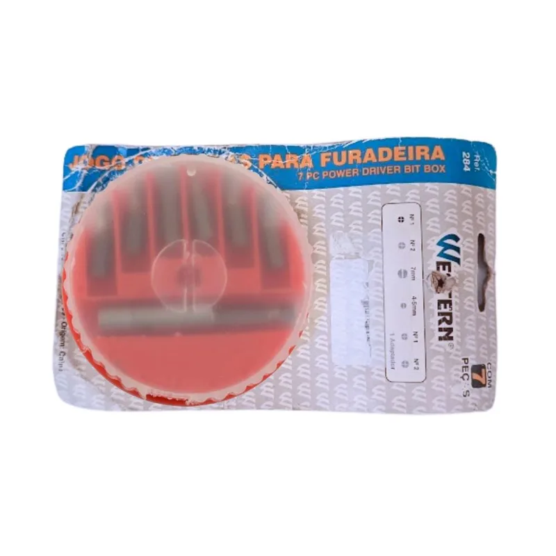 Jogo De Pontas Para Furadeira 7Peças Power D Western Wes284