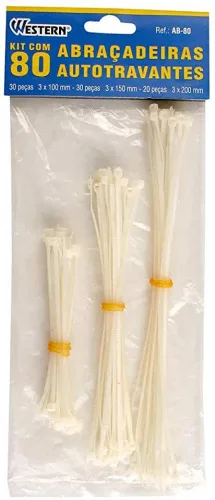 Kit De Abrac Autotravantes 80 - WESTERN - Papelaria