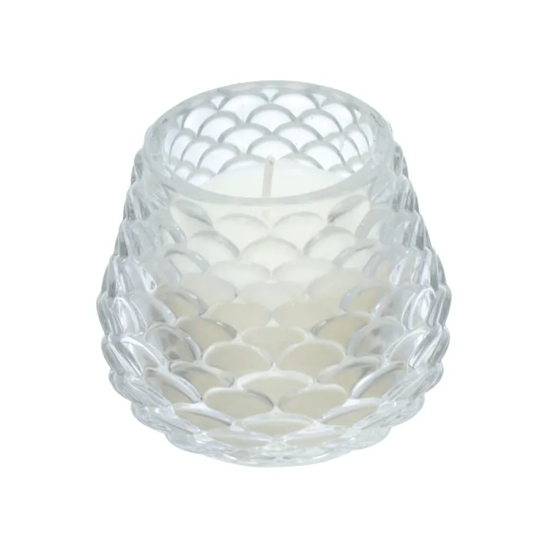 Porta Vela de Vidro Cecil 6 cm - HAUSKRAFT
