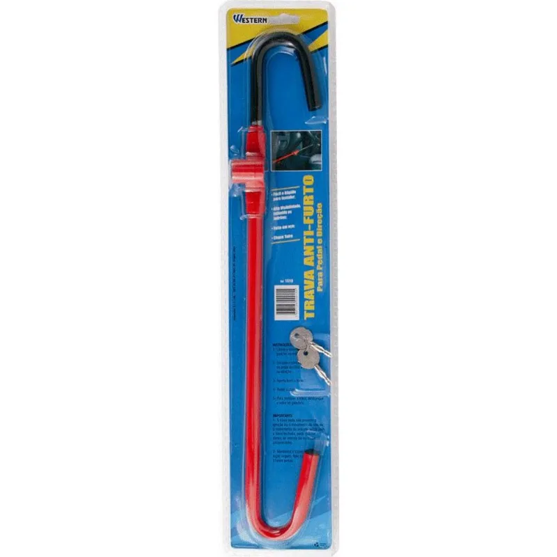 trava anti furto pedal west etilux - 1510