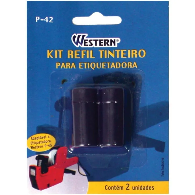 Rolete Entintador Refil P/ETIQUETDORA - Western