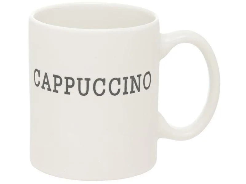 Caneca Chá e Café de Cerâmica Branca 320ml Hauskraft Cremona CANC196 - Hauskraft - Utilidades Domesticas