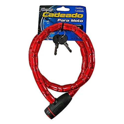 CADEADO FLEX MOTO 1M WESTERN CD 31 - WESTERN