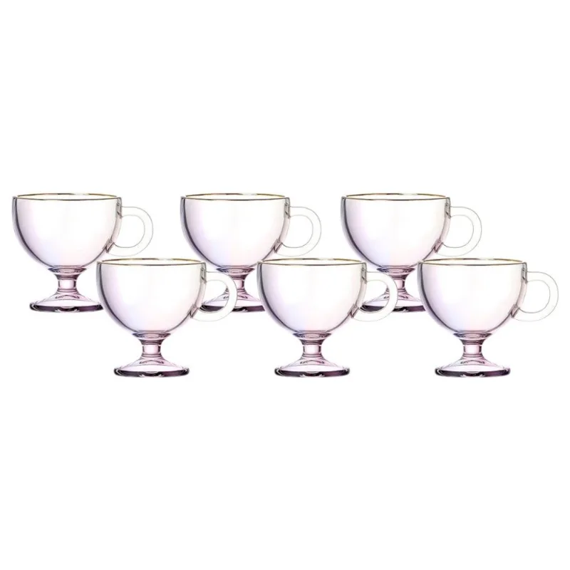 Jogo De Canecas 6 Peças Hauskraft 200ml Muse Cerâmica (MP)