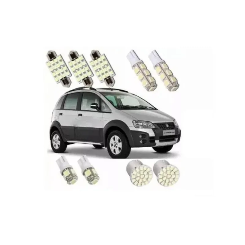 Kit Lâmpada Led Fiat Idea 2006 2007 2008 2009 2010