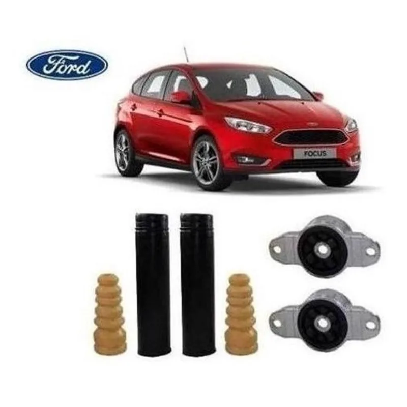 Kit Do Amortecedor Traseiro Batente Coxim Novo Focus 2014 2015 2016 2017