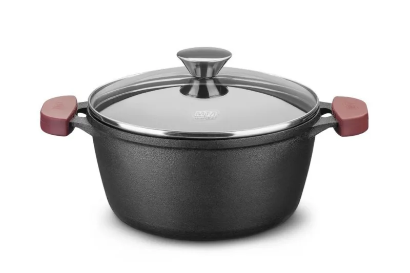 Caçarola De Ferro Com Tampa de Vidro 20cm MTA 8340 - MTA - Utilidades Domesticas
