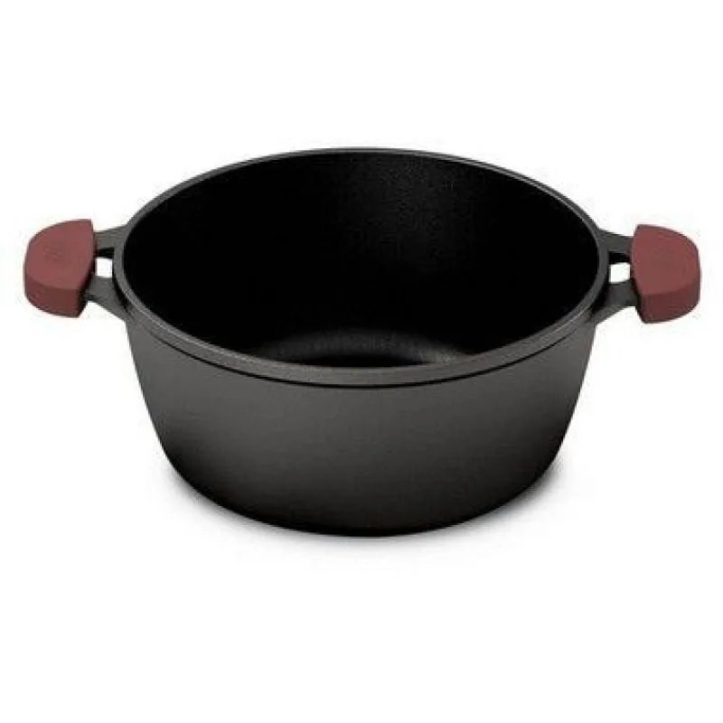 Caçarola De Ferro Com Tampa de Vidro 28cm MTA 8375 - MTA - Utilidades Domesticas