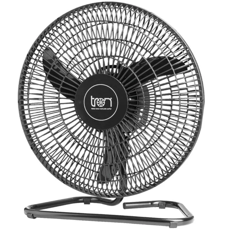 Ventilador Oscilante De Mesa Preto Com Grade Pp 50cm - 51.01-1109 - Tron Tron