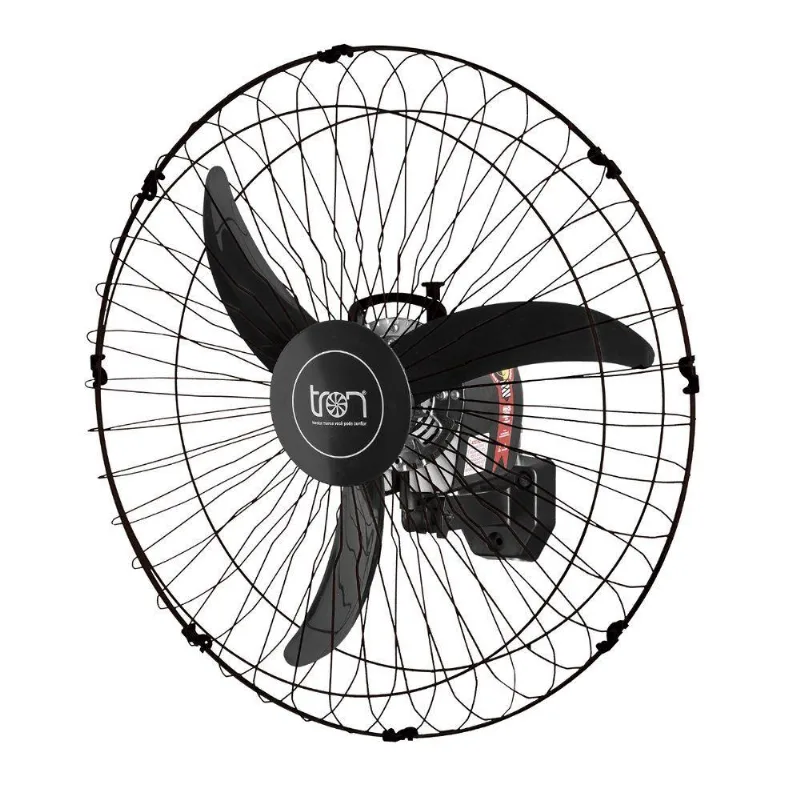 Ventilador Oscilante De Parede Tron Bivolt C1 At Preto 140w Bivolt