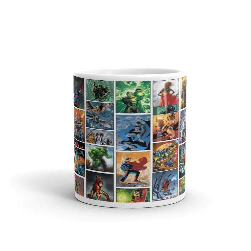 Caneca de Porcelana Heróis Marvel