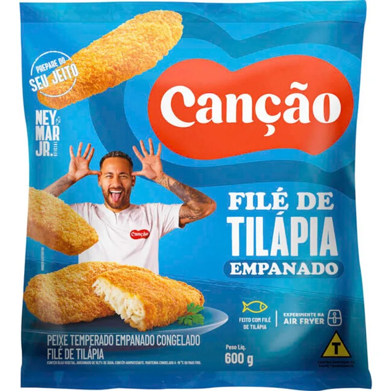 Filé de Tilápia Empanada Canção Congelada 600g
