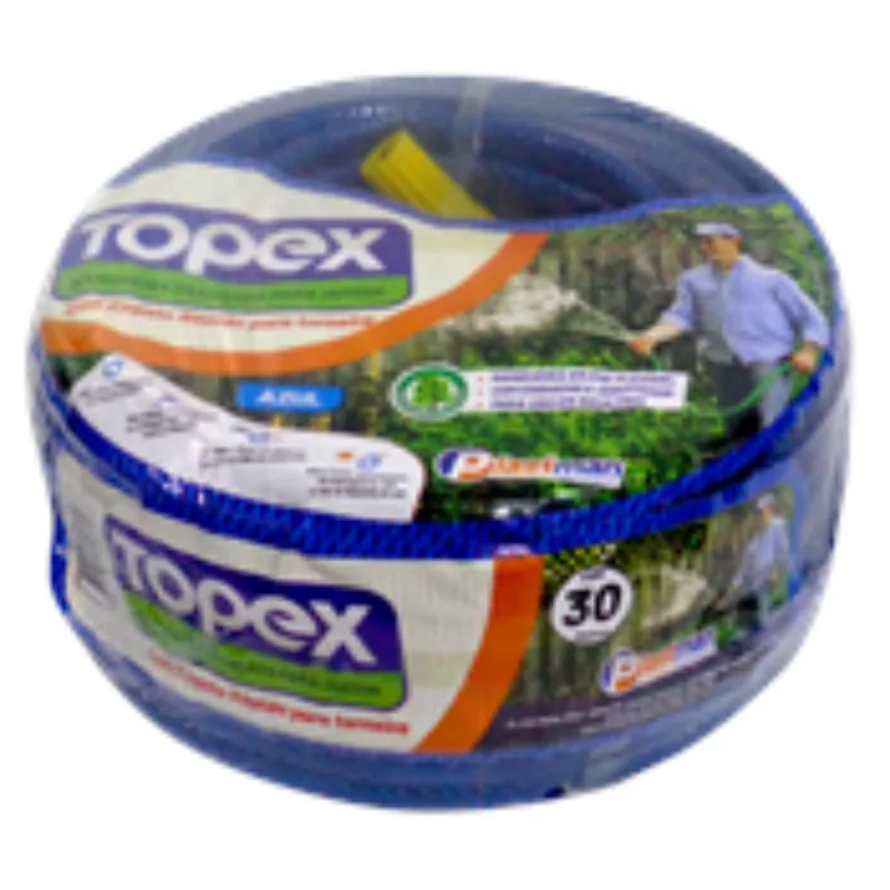 Mangueira Plastman Para Jardim Topex Azul 30mt